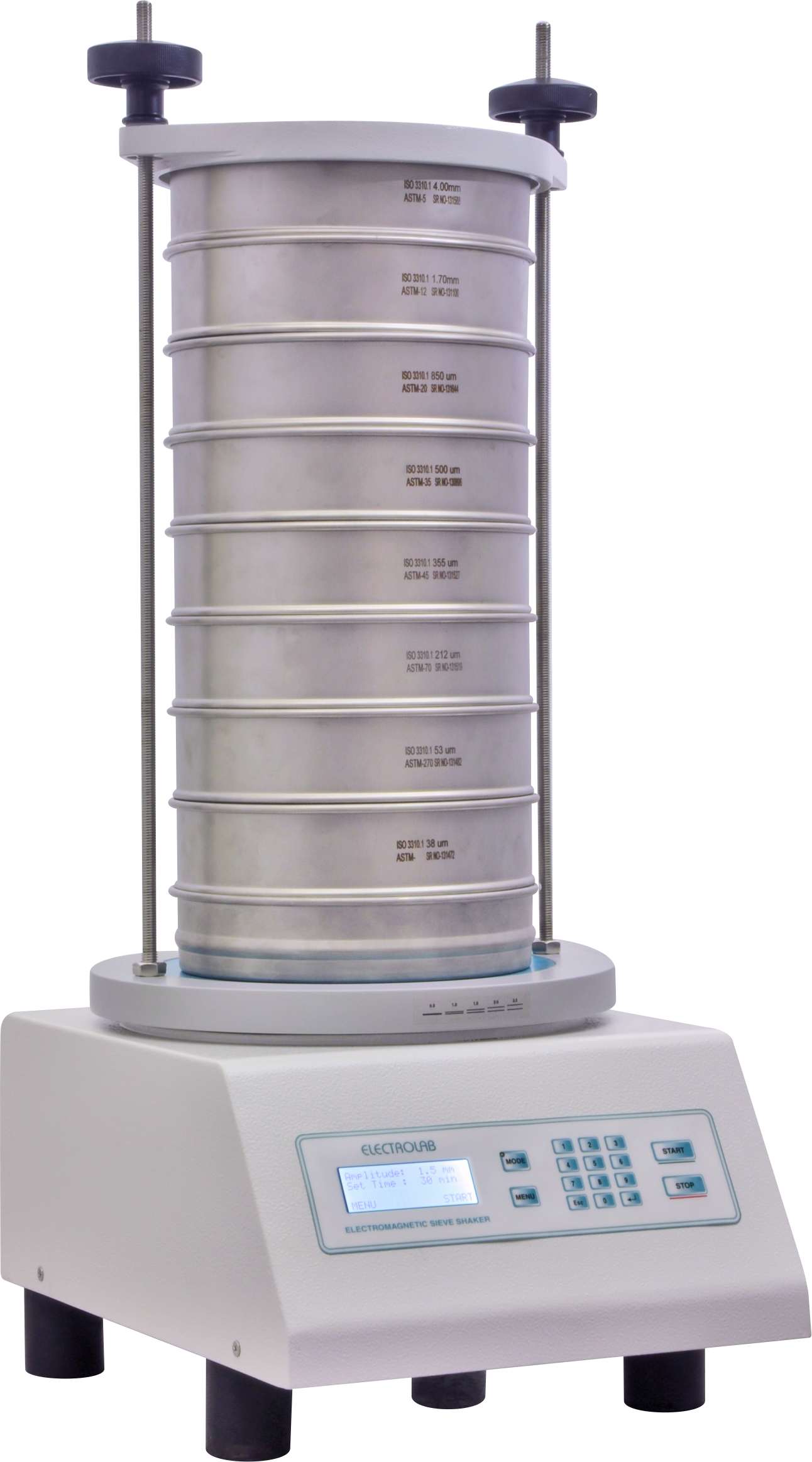 Particle size analyzers - Electromagnetic Sieve Shaker